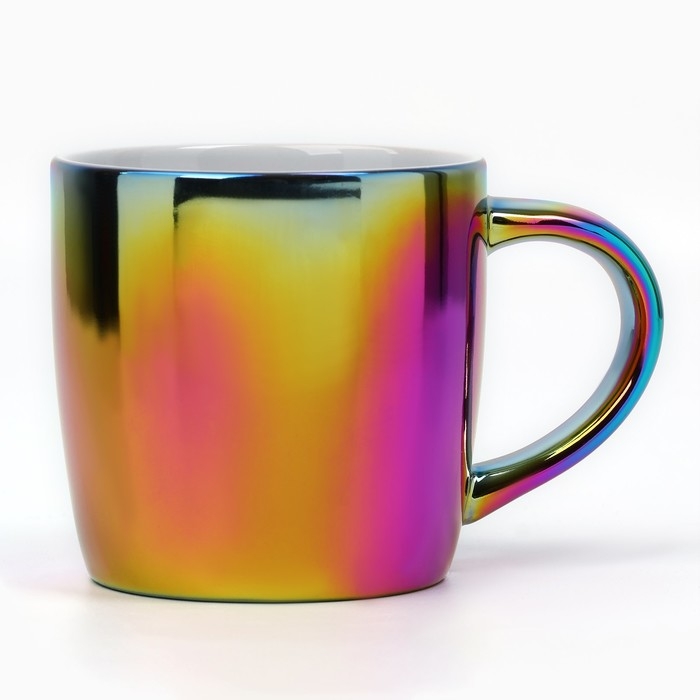 Кружка керамическая «Мир в твоих руках», 300 мл, цвет фиолетовый Кружка керамическая «Мир в твоих руках», 300 мл, цвет фиолетовый