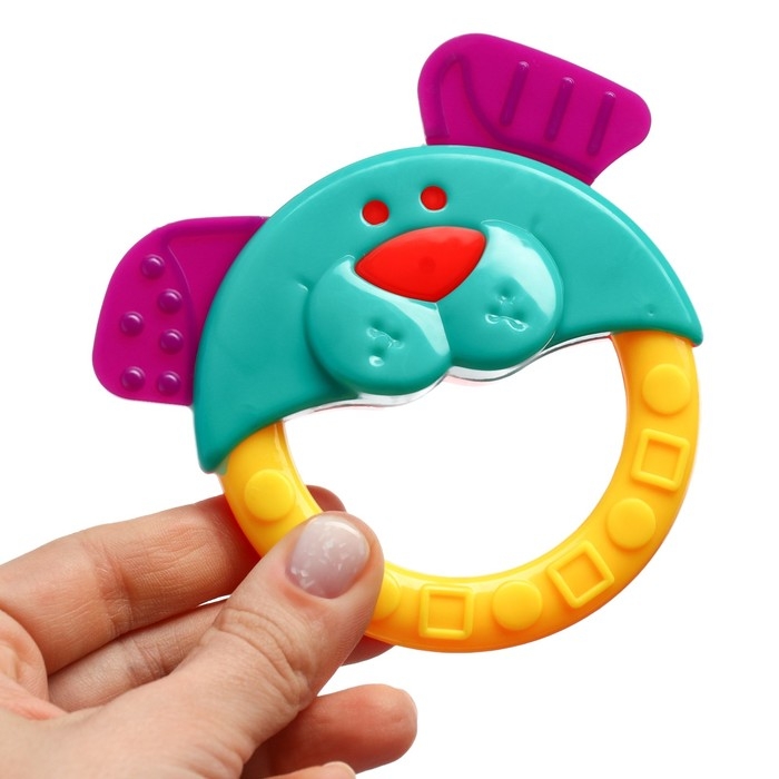 Набор погремушек «Маленькие радости», 2 шт, цвет МИКС Набор погремушек «Маленькие радости», 2 шт, цвет МИКС