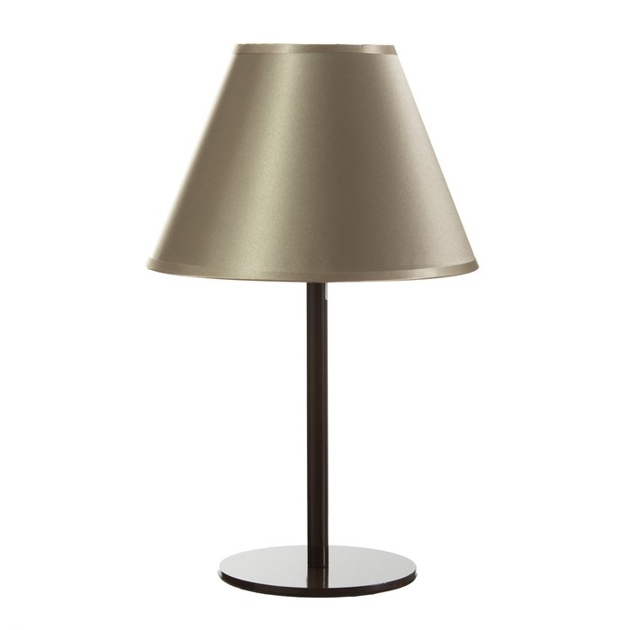Лампа настольная Oliver 1х15Вт Е27 коричневый/шампань 25х25х40см RISALUX Лампа настольная Oliver 1х15Вт Е27 коричневый/шампань 25х25х40см RISALUX