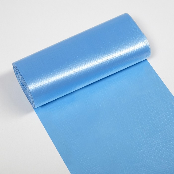 Мешки для мусора в рулоне Мешки для мусора в рулоне "UPAK LAND" 60 л, голубые, ПНД, толщина 8 мкм, 50 х 80 см. 20 шт.