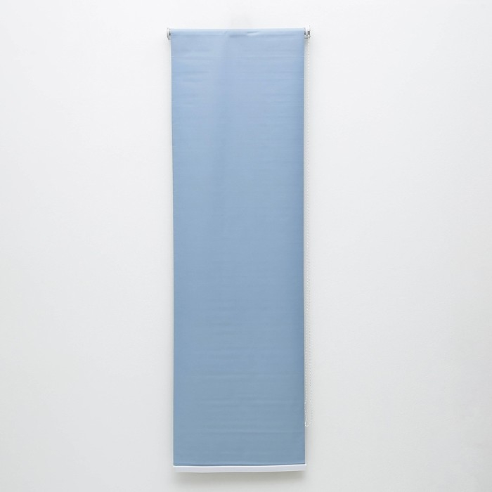 Штора рулонная «Нега», блэкаут, 120×180 см, цвет серо-голубой Штора рулонная «Нега», блэкаут, 120×180 см, цвет серо-голубой