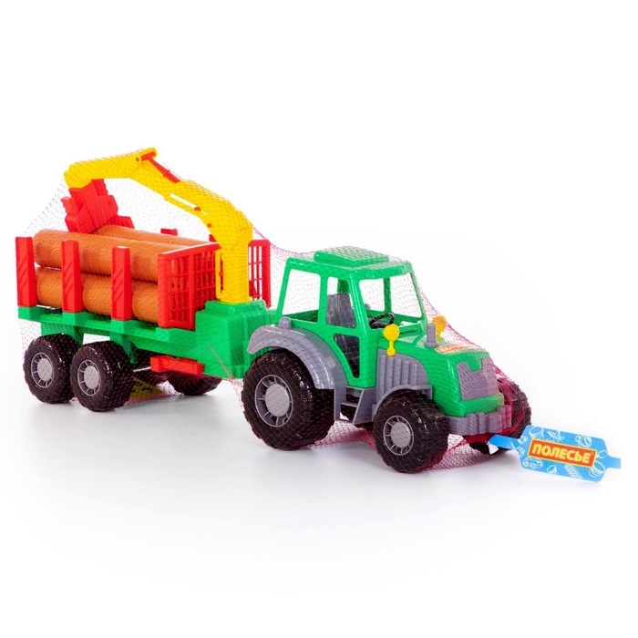 Трактор «Алтай» с полуприцепом-лесовозом Трактор «Алтай» с полуприцепом-лесовозом