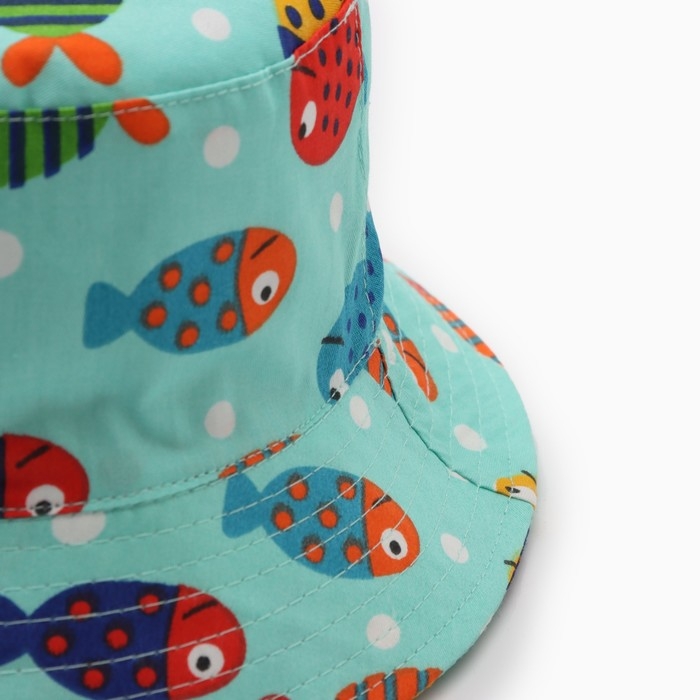 Панама детская KAFTAN Панама детская KAFTAN "Рыбки" р.50 голубой