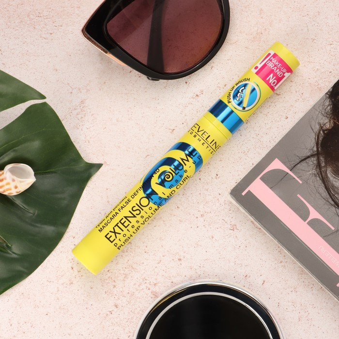 Тушь для ресниц Eveline Extension Volume, эффект Push-Up х 10 Тушь для ресниц Eveline Extension Volume, эффект Push-Up х 10