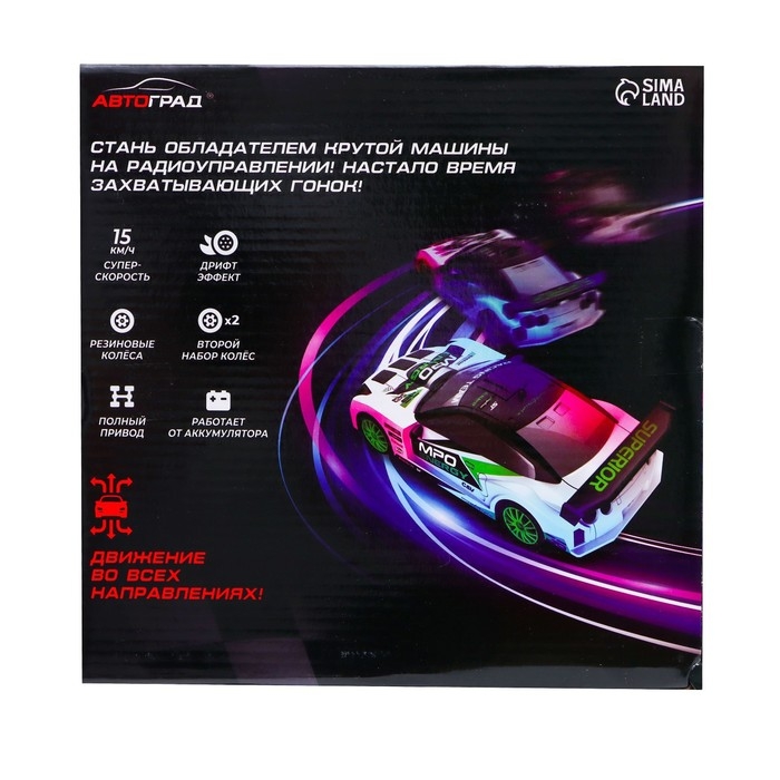 Машина радиоуправляемая «Японский дрифт», дрифт эффект, сменные колеса, работает от аккумулятора Машина радиоуправляемая «Японский дрифт», дрифт эффект, сменные колеса, работает от аккумулятора