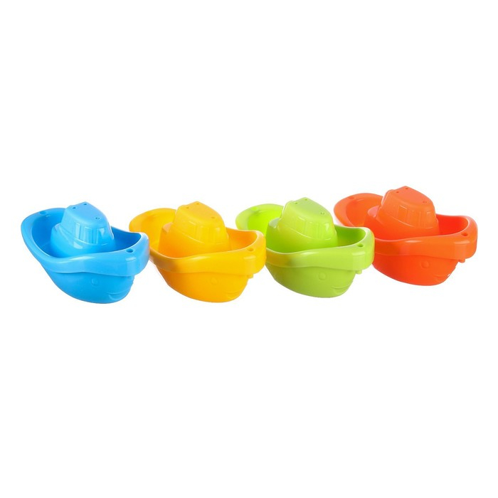 Набор игрушек для ванны «Лодочки стаканчики», 8 шт Набор игрушек для ванны «Лодочки стаканчики», 8 шт