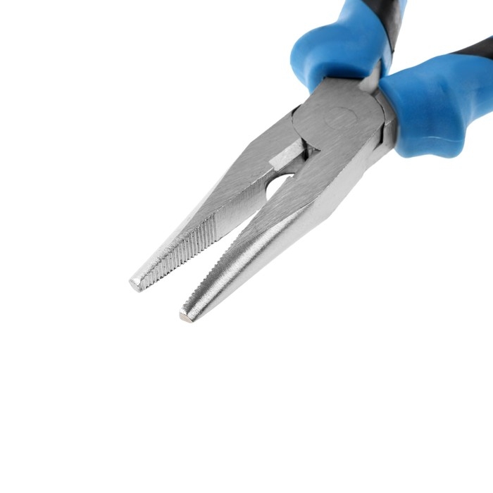 Длинногубцы ТУНДРА, сталь 45, никелированные, 2К рукоятки, 160 мм Длинногубцы ТУНДРА, сталь 45, никелированные, 2К рукоятки, 160 мм