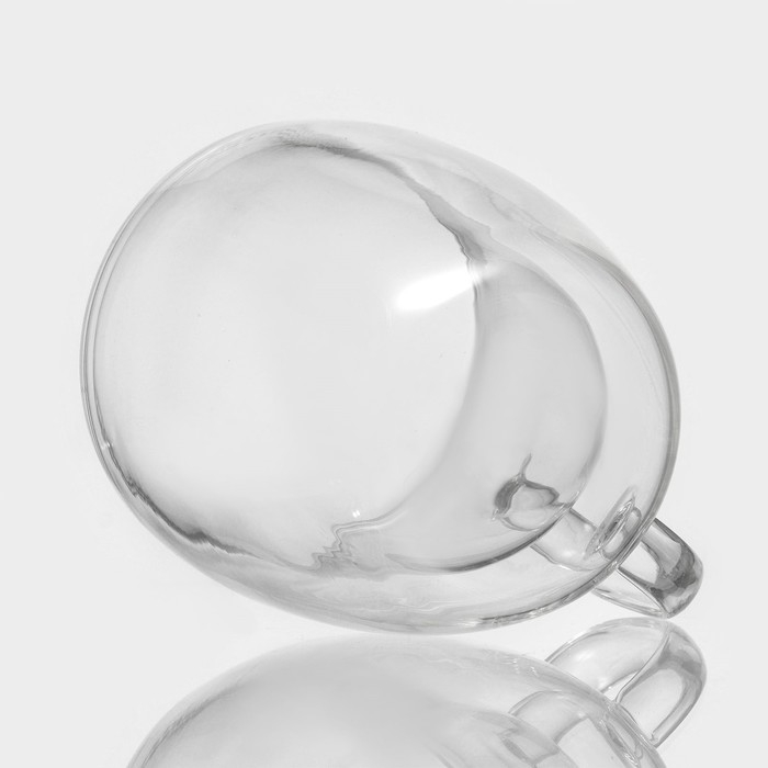 Кружка стеклянная с двойными стенками Magistro, 470 мл Кружка стеклянная с двойными стенками Magistro, 470 мл