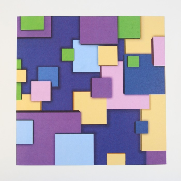 Набор бумаги для скрапбукинга «Яркая геометрия», 12 листов, 30.5 х 30.5 см, 180 г/м² Набор бумаги для скрапбукинга «Яркая геометрия», 12 листов, 30.5 х 30.5 см, 180 г/м²