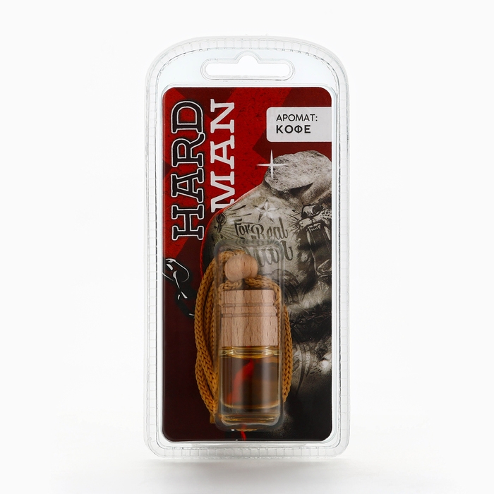 Ароматизатор подвесной HARD MAN, аромат: кофе, 5 мл Ароматизатор подвесной HARD MAN, аромат: кофе, 5 мл