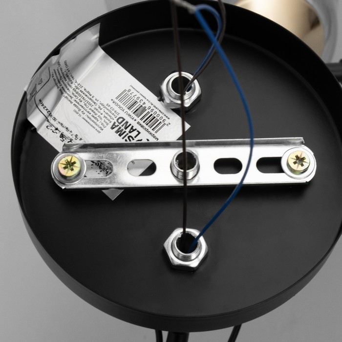 Люстра Люстра "Клео" 2хЕ27 40Вт черный 50х22х24см BayerLux