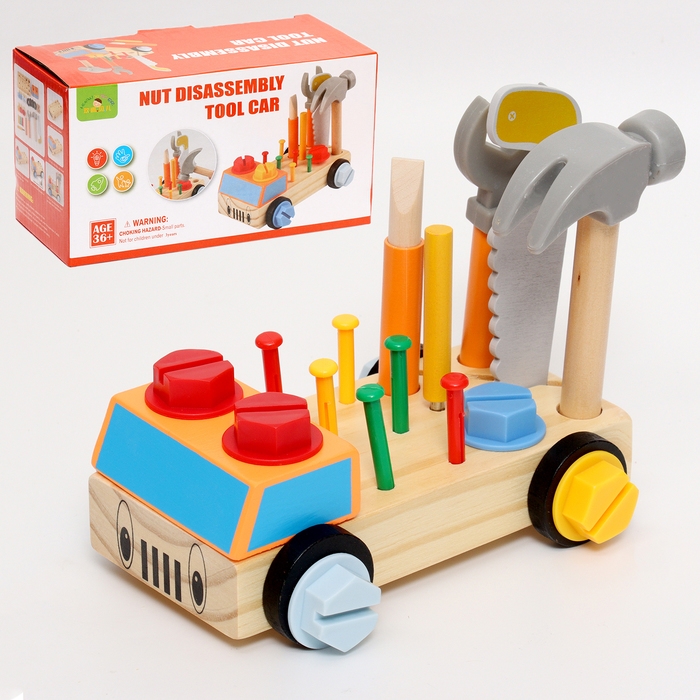 Конструктор «Машинка» 13,5 × 18 × 14 см Конструктор «Машинка» 13,5 × 18 × 14 см