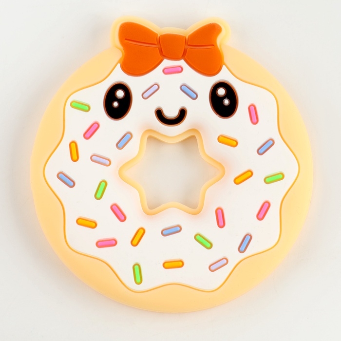 Прорезыватель силиконовый для зубов «Пончик»