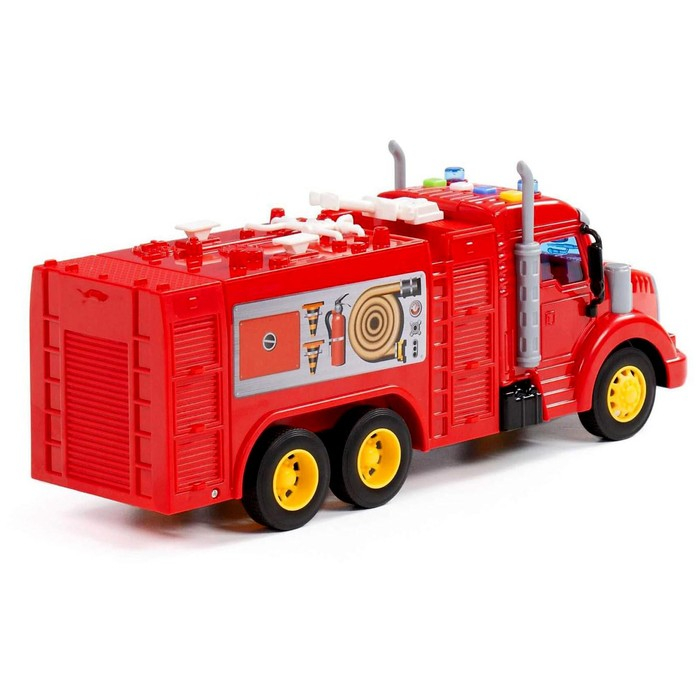 Пожарная машина «Профи» инерционный световые и звуковые эффекты Пожарная машина «Профи» инерционный световые и звуковые эффекты