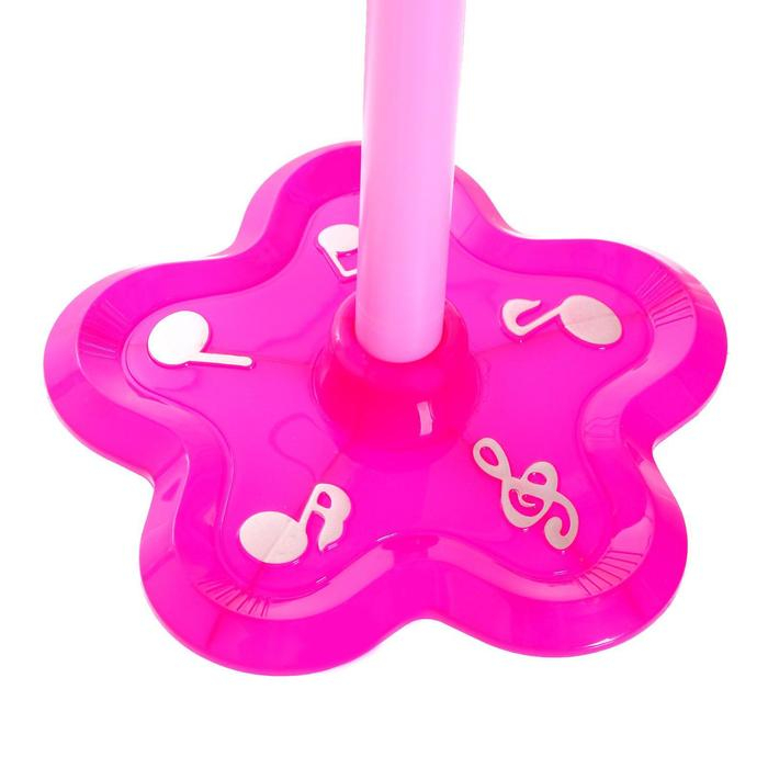 Микрофон «Волшебная музыка», цвет розовый Микрофон «Волшебная музыка», цвет розовый