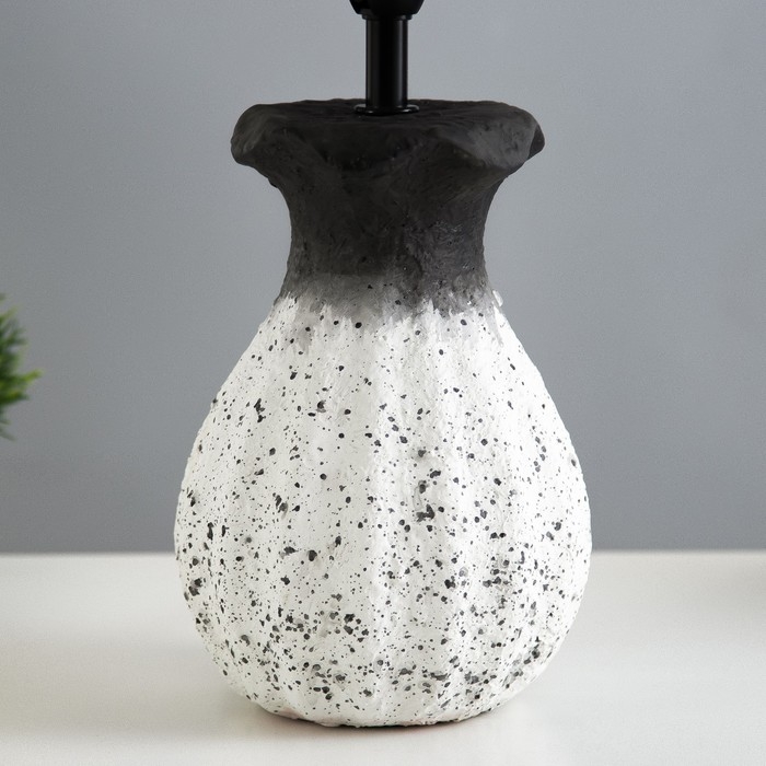 Настольная лампа Настольная лампа "Асфея" Е14 40Вт серо-черный 22х22х37 см RISALUX