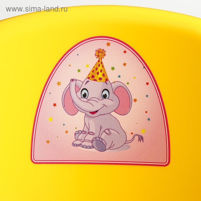 Горшок детский антискользящий «Комфорт» с крышкой, съёмная чаша, цвет жёлтый Горшок детский антискользящий «Комфорт» с крышкой, съёмная чаша, цвет жёлтый