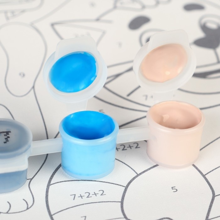 Картина по номерам для детей, 20х30 см, Простоквашино Картина по номерам для детей, 20х30 см, Простоквашино