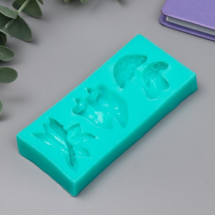 Молд силикон Молд силикон "Перец, грибы и огурцы" 3 предмета 5х11,6 см