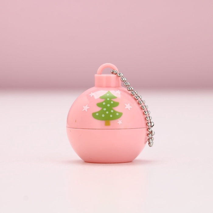 Бальзам для губ новогодний «Ёлка», 3.5 г, аромат ванили, ЧИСТОЕ СЧАСТЬЕ