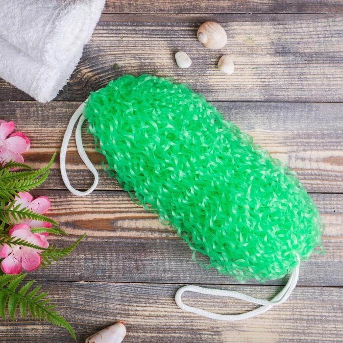 Мочалка банная Мочалка банная "Бублик", цвет микс 25 см