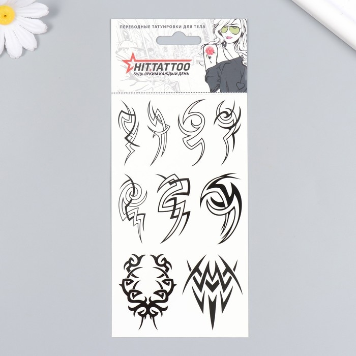 Татуировка на тело Татуировка на тело "Набор трайбл" 9х16 см