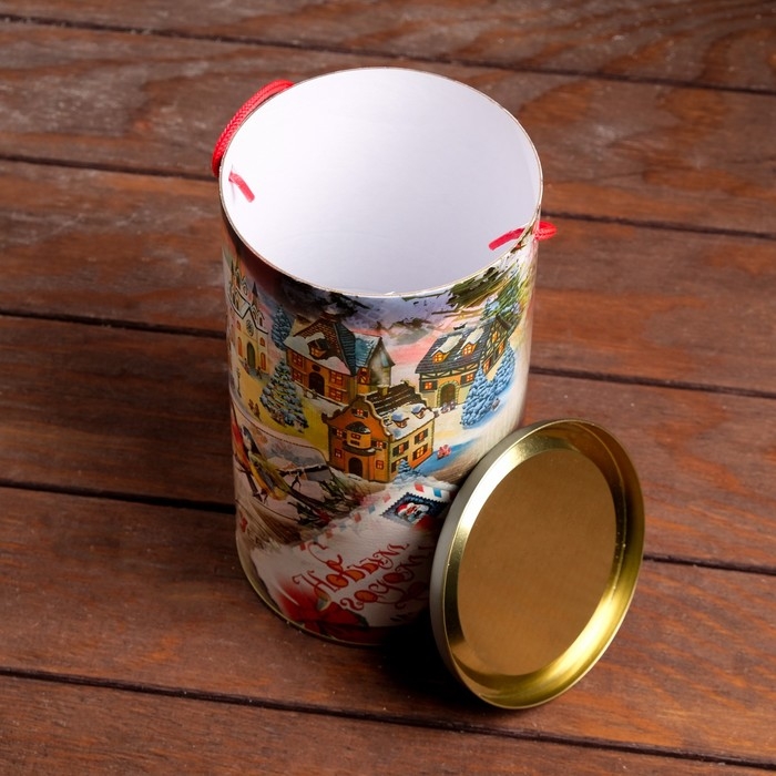 Новый год. Подарочная коробка, тубус «Добрые пожелания» 120 х 220 мм (200 мм внутр. высота). Новый год. Подарочная коробка, тубус «Добрые пожелания» 120 х 220 мм (200 мм внутр. высота).