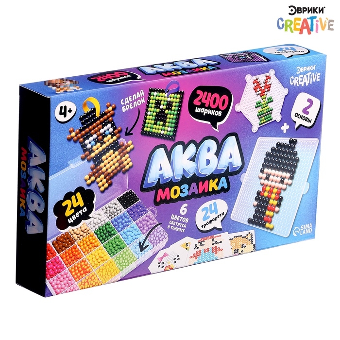ЭВРИКИ Аквамозаика, 2400 шарика ЭВРИКИ Аквамозаика, 2400 шарика