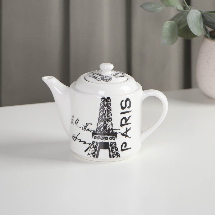 Набор чайный керамический «Страны», 3 предмета: чайник 400 мл, 2 кружки 230 мл, рисунок МИКС Набор чайный керамический «Страны», 3 предмета: чайник 400 мл, 2 кружки 230 мл, рисунок МИКС