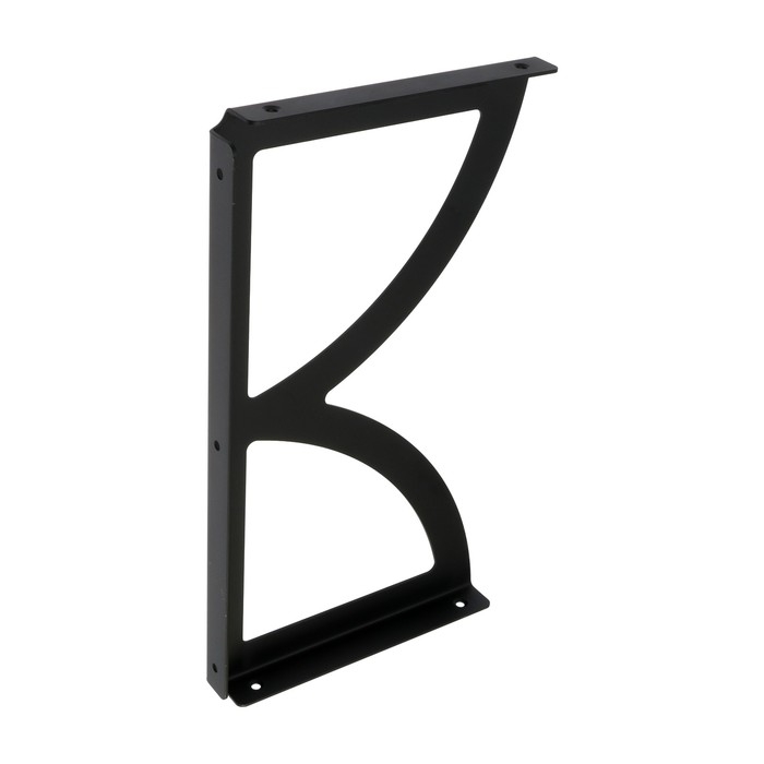 Кронштейн DELТА, двойной, мод.2, 195х355, 2 шт, цвет черный Кронштейн DELТА, двойной, мод.2, 195х355, 2 шт, цвет черный