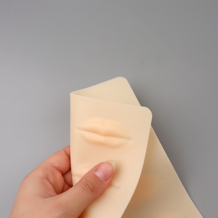 Искусственная кожа для тату и татуажа губ, 24,5 × 15 см, цвет бежевый Искусственная кожа для тату и татуажа губ, 24,5 × 15 см, цвет бежевый