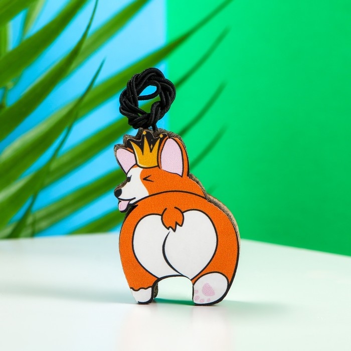 Подвеска автомобильная Grand Caratt Корги, дерево, войлок Подвеска автомобильная Grand Caratt Корги, дерево, войлок