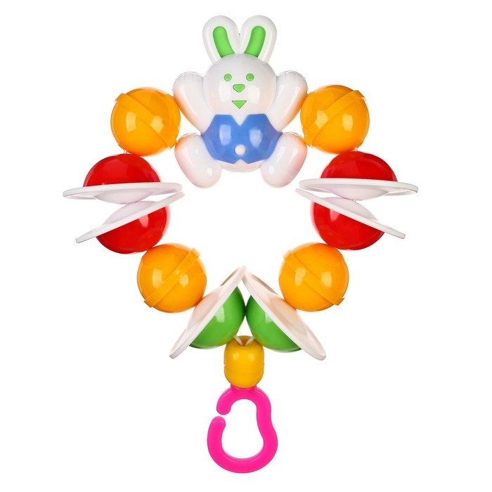 Подвеска - погремушка «Солнечный зайчик» на кроватку, коляску, цвет МИКС, Аэлита Подвеска - погремушка «Солнечный зайчик» на кроватку, коляску, цвет МИКС, Аэлита