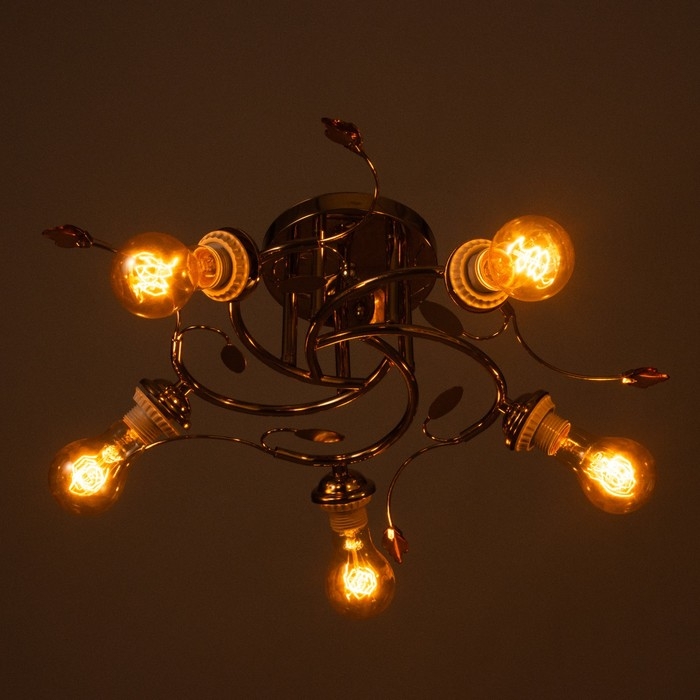 Люстра Люстра "Арден" БП 5х40Вт Е27 Золото МОДЕЛЬ: 2600551 10662079