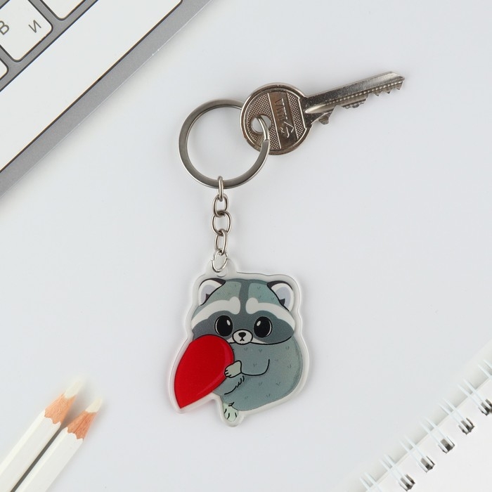 Парные брелоки «Енотики» набор, 2 шт.