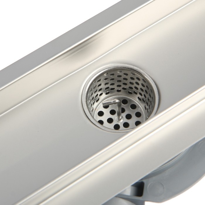 Трап линейный AFLORN AF20207-80, 800х70 мм, c флaнцeм своб. вращения 360°, нерж. сталь Трап линейный AFLORN AF20207-80, 800х70 мм, c флaнцeм своб. вращения 360°, нерж. сталь