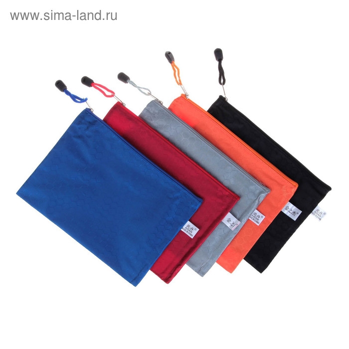 Папка-конверт на молнии Calligrata Папка-конверт на молнии Calligrata "Соты" А5, (170 х 245 мм), МИКС