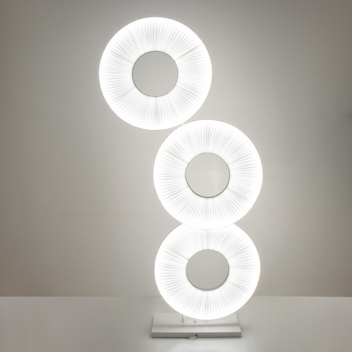 Торшер  Торшер "Спинелия" LED 4000К 65Вт белый 85х20х175см