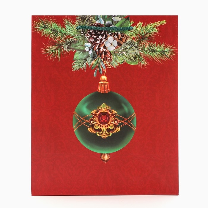 Новый год. Пакет подарочный Новый год. Пакет подарочный "Дивный шар", 18 х 22,3 х 10 см.