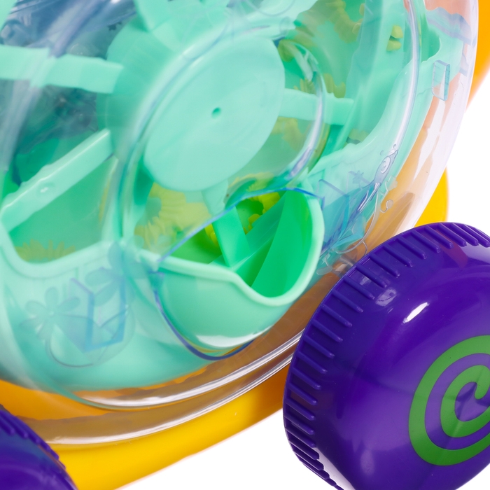 Каталка-генератор мыльных пузырей «Улитка», на палке Каталка-генератор мыльных пузырей «Улитка», на палке