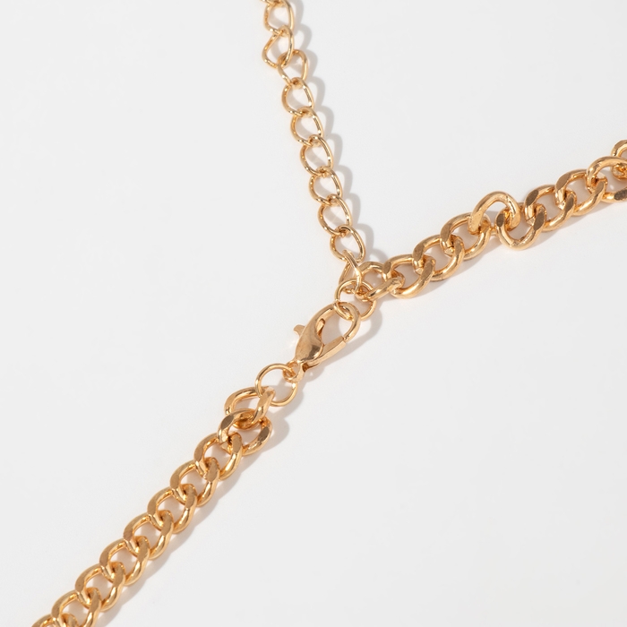Колье «Цепь голден» дерзость, цвет золото, 40см Колье «Цепь голден» дерзость, цвет золото, 40см