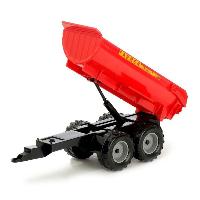 Трактор инерционный «Фермер», с прицепом, масштаб 1:32, МИКС Трактор инерционный «Фермер», с прицепом, масштаб 1:32, МИКС