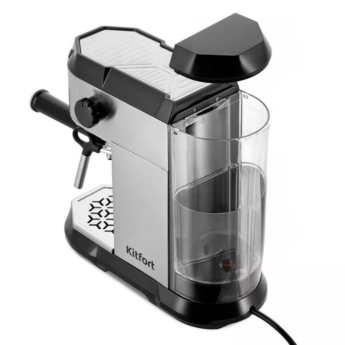 Кофеварка Kitfort КТ-7194, капельная, 1450 Вт, 1 л, чёрно-серебристая Кофеварка Kitfort КТ-7194, капельная, 1450 Вт, 1 л, чёрно-серебристая