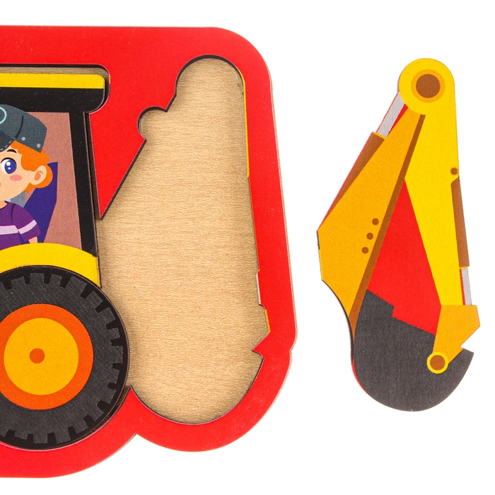 Головоломка пазл «Трактор» для самых маленьких Головоломка пазл «Трактор» для самых маленьких