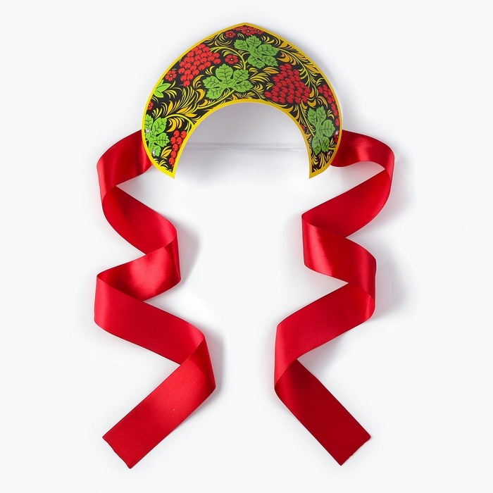 Кокошник «Рябинка», картон, ламинат Кокошник «Рябинка», картон, ламинат