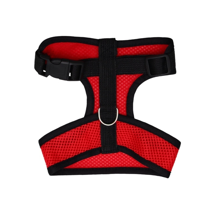 Шлейка мягкая из неопрена, размер M, ОШ 34 см, ОГ 32-42 см, красная Шлейка мягкая из неопрена, размер M, ОШ 34 см, ОГ 32-42 см, красная