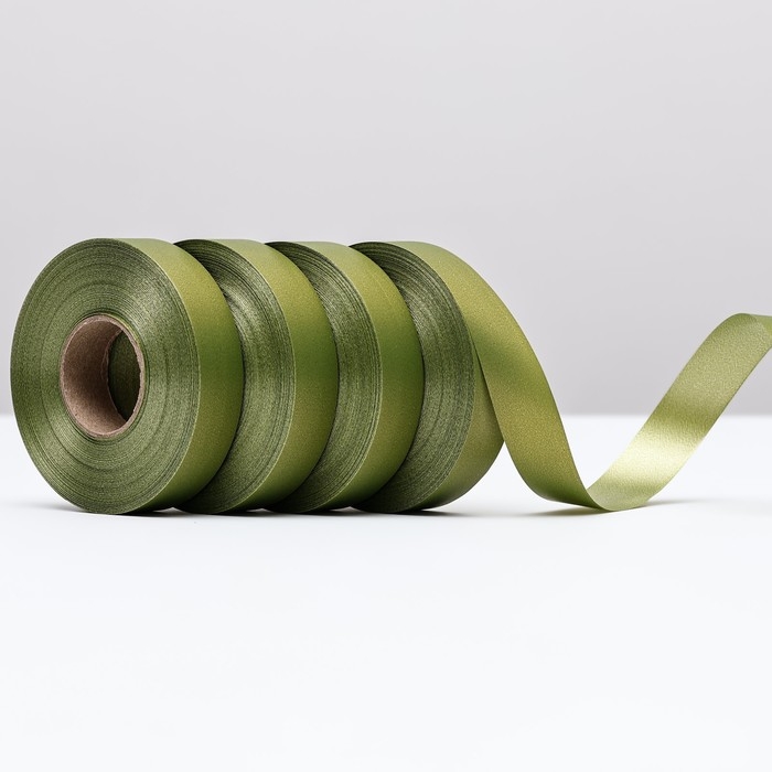 Лента полипропиленовая Лента полипропиленовая "Matte" для декора и подарков, хаки, 2 см х 50 м