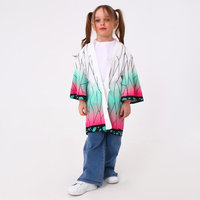 Карнавальное хаори «Демонический клинок», рост 98-152 см, цвет белый Карнавальное хаори «Демонический клинок», рост 98-152 см, цвет белый