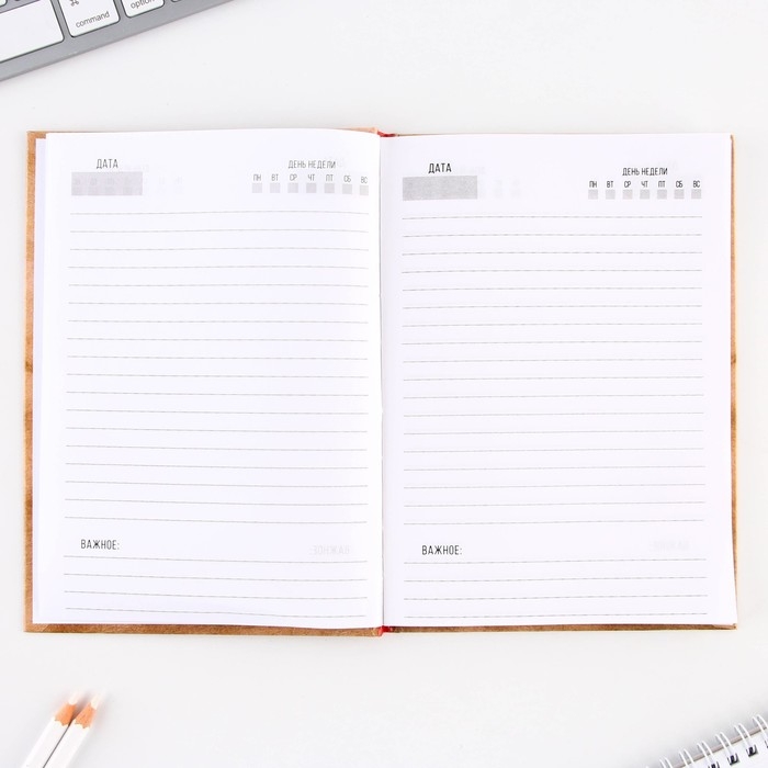 Ежедневник  Ежедневник "Справка гения", твёрдая обложка, А5, 80 листов