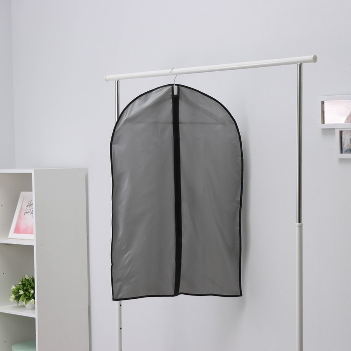 Чехол для одежды LaDо́m, плотный, 60×90 см, цвет серый Чехол для одежды LaDо́m, плотный, 60×90 см, цвет серый